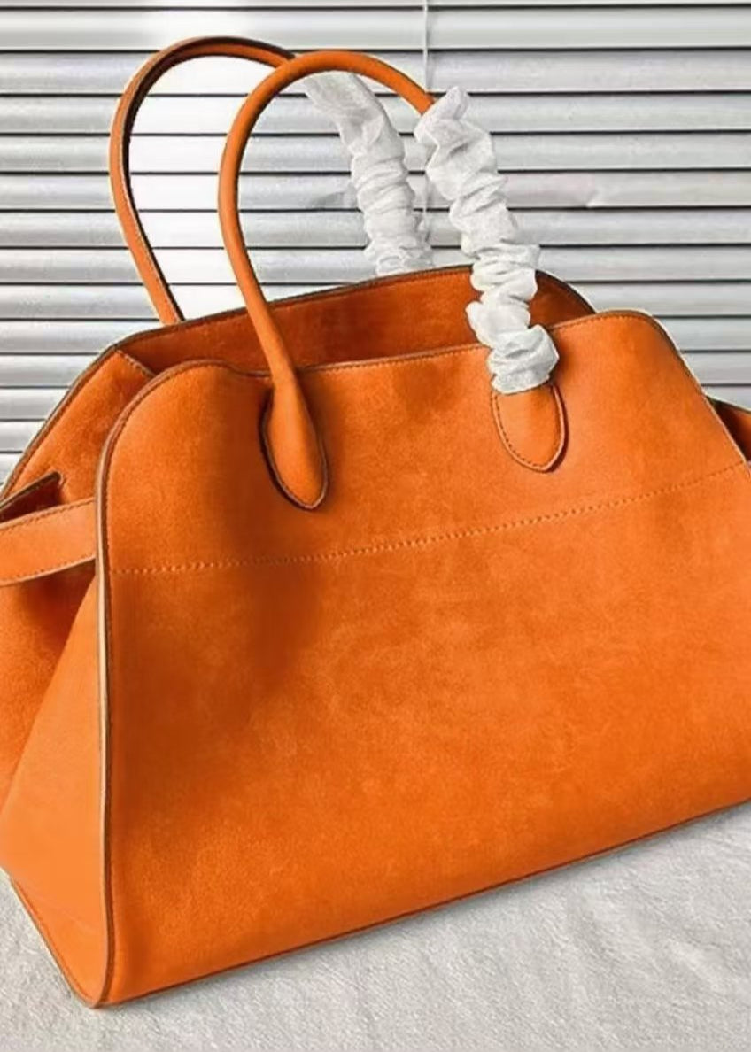 Fashion wine red Large Capacity Suede Tote Handbag