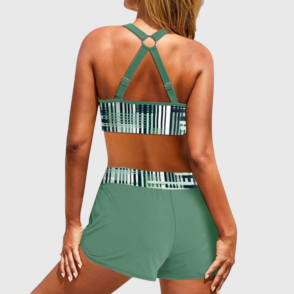 Janelle - Ribbed High-Waisted Bikini