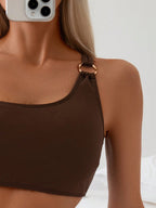 Avery | One Shoulder Bikini With Ring Detail