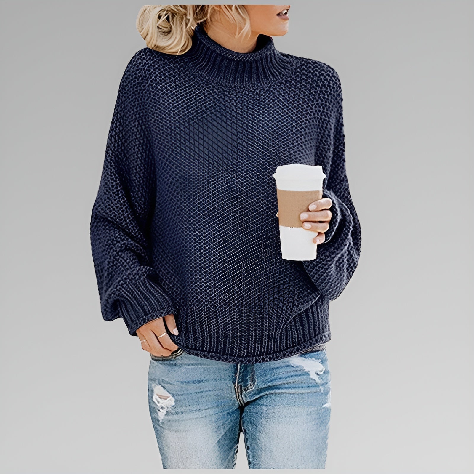June | Anna | Classic Cozy Knit Sweater
