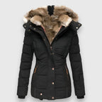 Margot I Puffer Jacket with Hood and Slim Fit