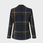 Natalie | Classic checked wool coat