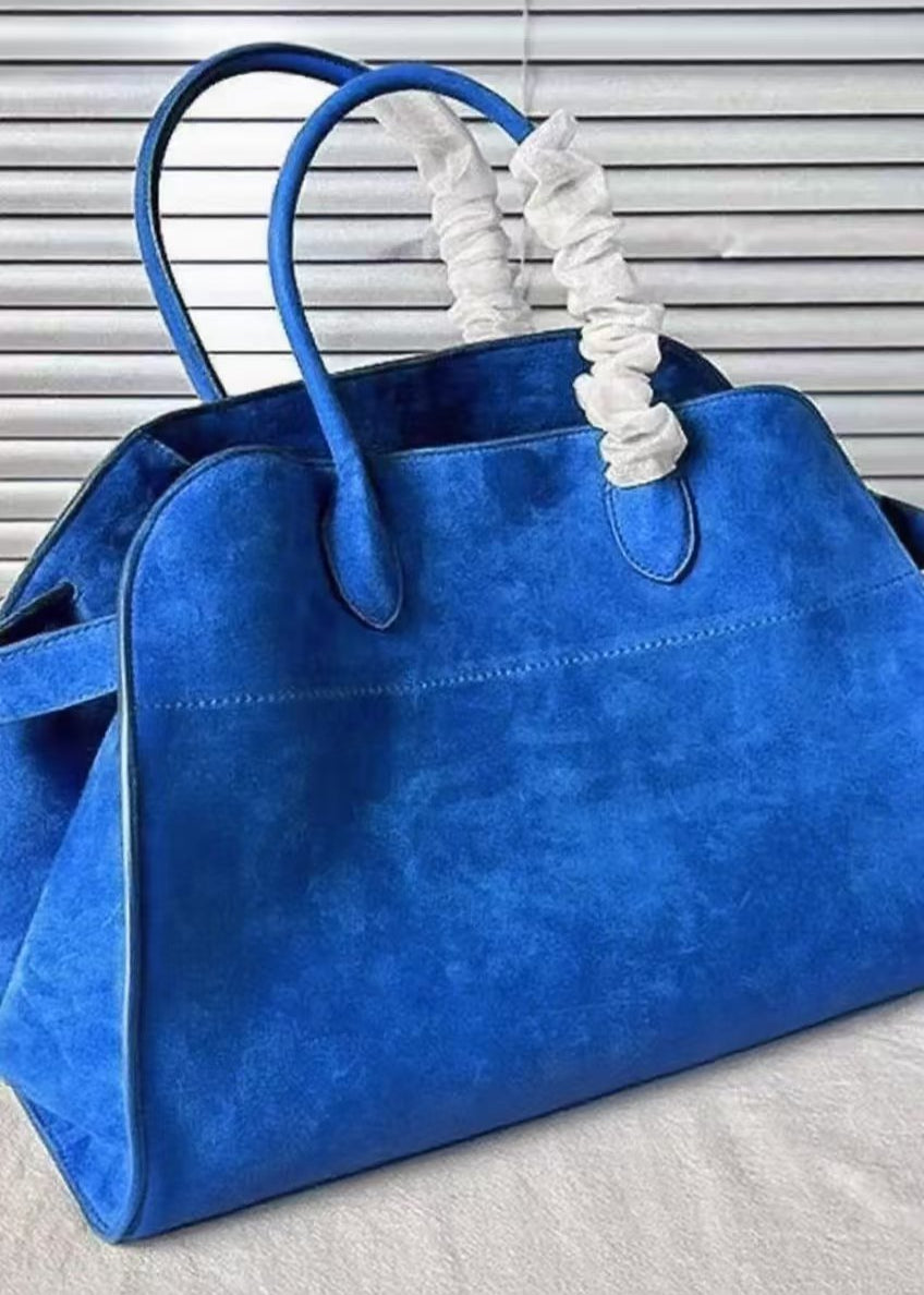 Fashion Orange Large Capacity Suede Tote Handbag