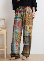 Casual nude trousers women 2025 new spring and summer bloomers linen high waist carrot pants