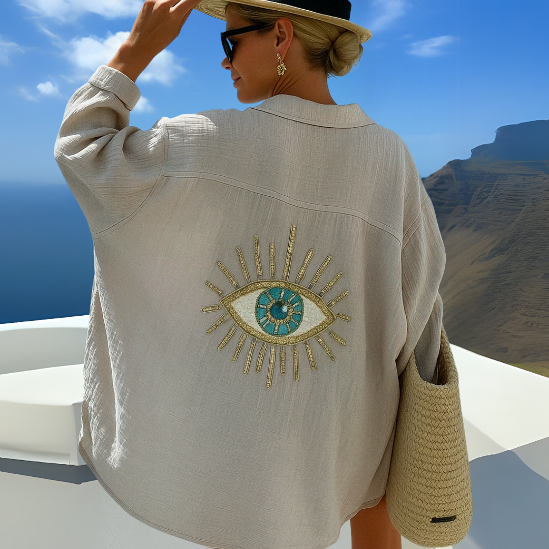 Alonika – Embroidered Oversized Shirt