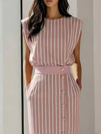 Amailia | Midi Dress with Side Slit