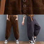 Beautiful gray pants oversize pockets thick Tutorials pants