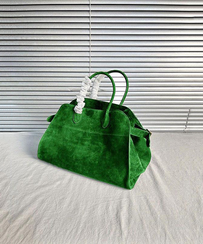 Fashion Brilliant blue Large Capacity Suede Tote Handbag