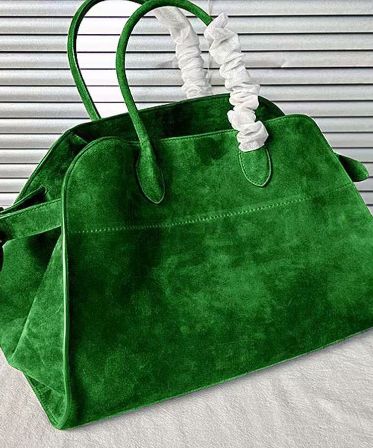 Fashion wine red Large Capacity Suede Tote Handbag