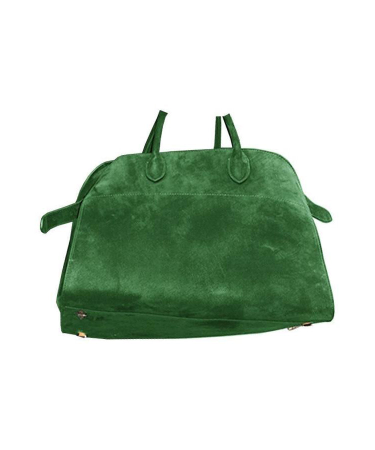 Fashion Yellow Large Capacity Suede Tote Handbag