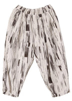 Fine Khaki Pockets Harem Fall cotton blend Pants