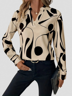 June | LYRA SATIN LOOK BLOUSE