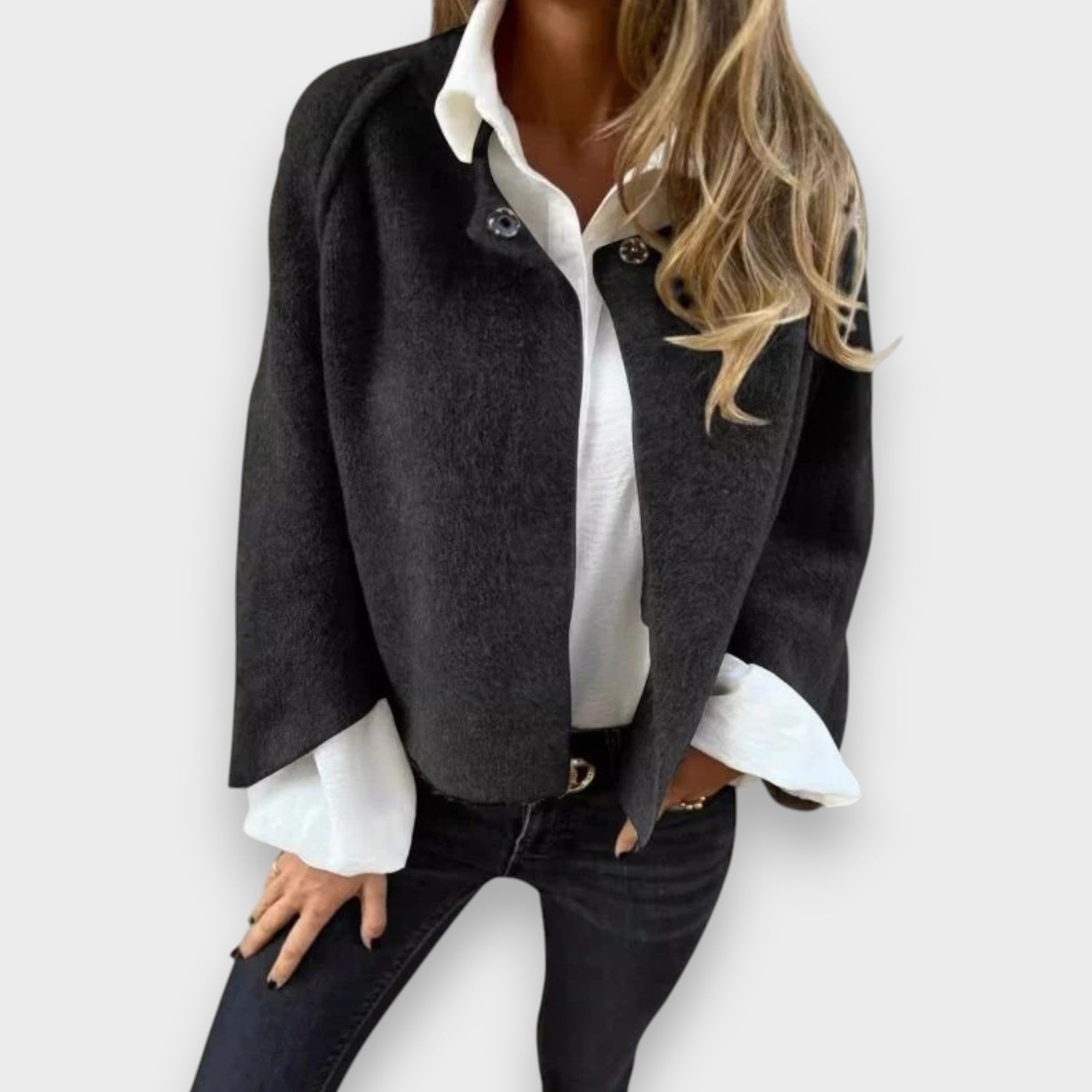Annie | Short Jacket with Elegant Flared Sleeves