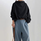 June | Lisa | High-Neck Casual Top