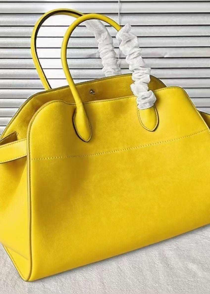 Fashion Orange Large Capacity Suede Tote Handbag