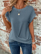 Roselind – Structured Short Sleeve Blouse
