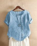 Ladies Short Sleeve Blouse